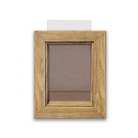 United Visual Products Indoor Enclosed Combo Board, 72"x36", Black Frame/Grey & Dark Spruce UVCB7236B-GREY-DRKSPR